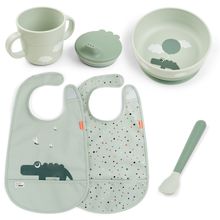 5-piece crockery set Foodie - Happy Clouds - Green