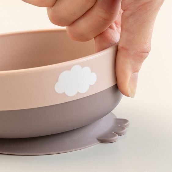 Done by Deer Set di stoviglie da 5 pezzi Foodie - Happy Clouds - Powder