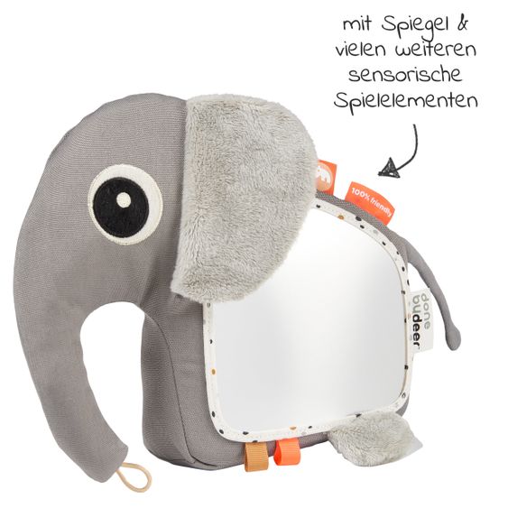 Done by Deer Activity-Spieltier - Bodenspiegel - Elphee - Grau