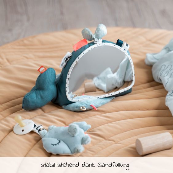 Done by Deer Activity-Spieltier - Bodenspiegel - Wally - Blau