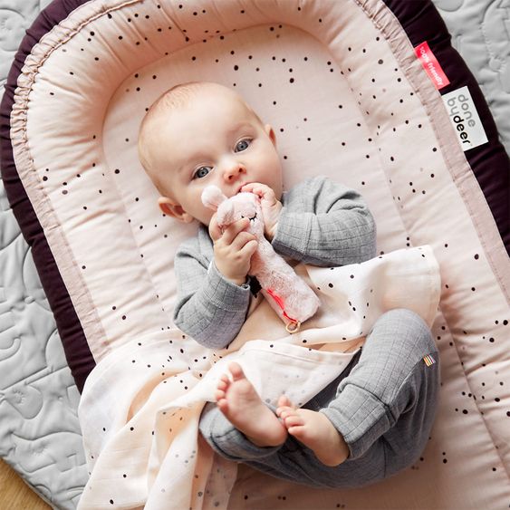 Done by Deer Babynest / Kuschelnest - Dreamy Dots - Rosa