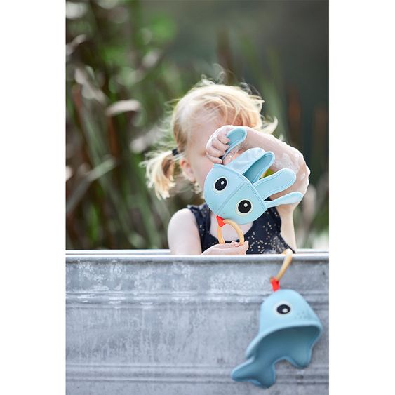 Done by Deer Bath toy - Jelly - Blue