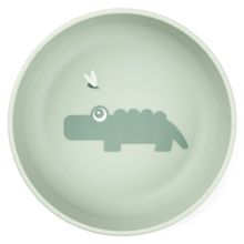 Learning to eat bowl - Croco - Green