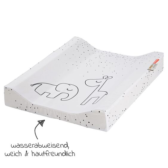 Done by Deer Folien-Wickelmulde 2-Keil - Dreamy Dots - Weiß