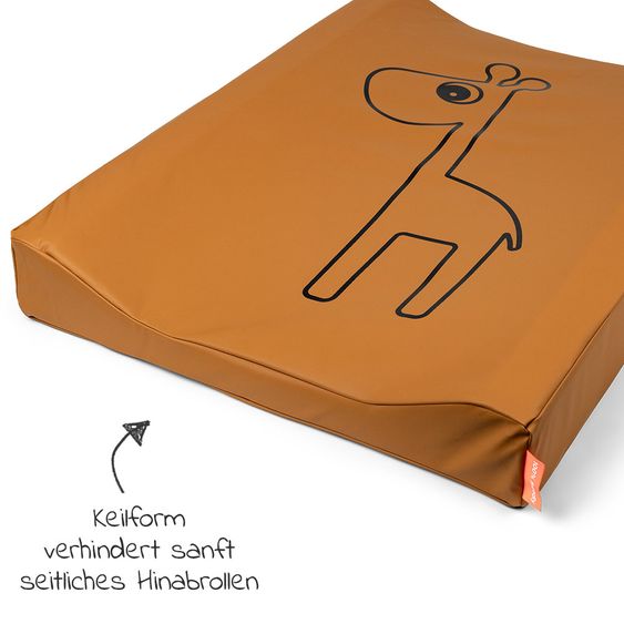 Done by Deer Folien-Wickelmulde 2-Keil - Easy Wipe - Raffi - Mustard