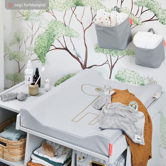 Done by Deer Folien-Wickelmulde 2-Keil - Easy Wipe - Raffi - Mustard