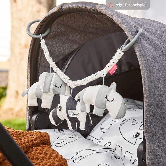 Done by Deer Stroller chain - Deer Friends - Blue