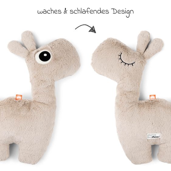 Done by Deer Kuscheltier Cuddle Friend 47 x 33 cm - Lalee - Sand