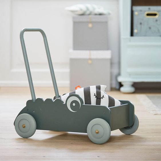 Done by Deer Baby walker - Croco - Green