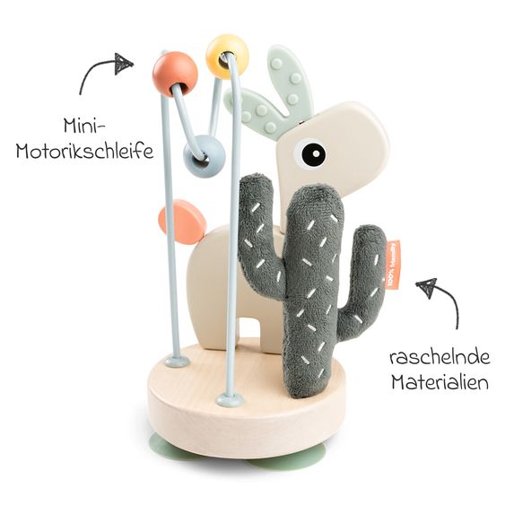 Done by Deer Motorik-Schleife mit Saugfuß Stick & Stay - Lalee - Sand