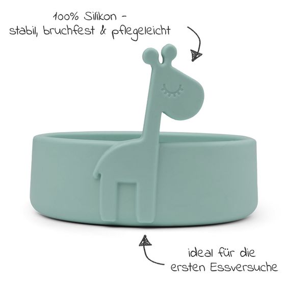 Done by Deer Silikon-Schale - Pekaboo - Raffi - Blau