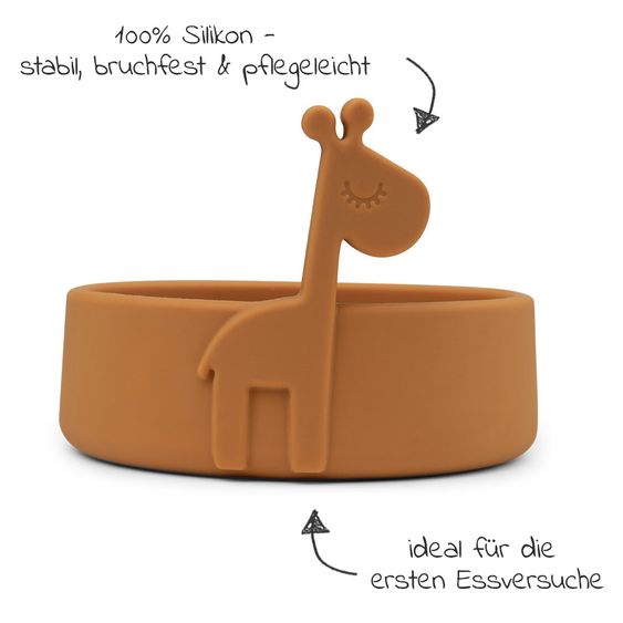 Done by Deer Silikon-Schale - Pekaboo - Raffi - Mustard