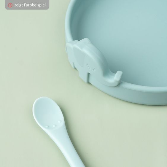 Done by Deer Silicone plate - Pekaboo - Elphee - Grey