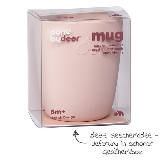 Done by Deer Silicone drinking cup - Pink