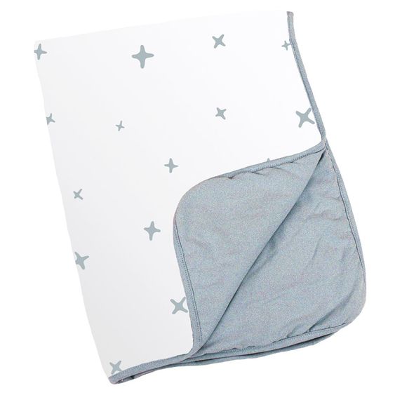 doomoo Baumwoll-Decke Doomoo Dream 75 x 100 cm - Stars - Blau