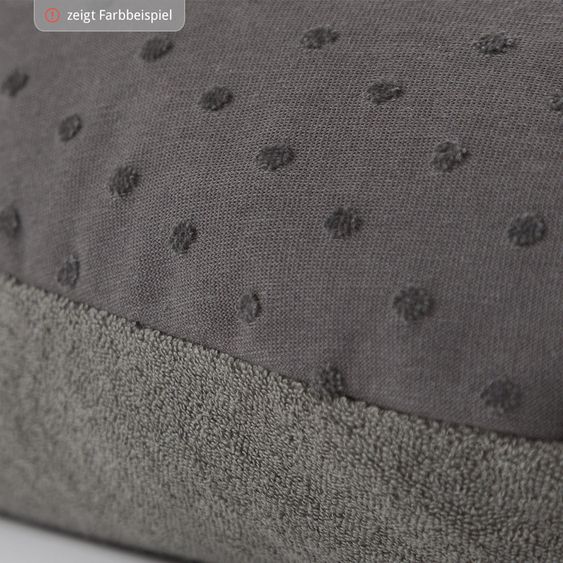 doomoo Lagerungskissen XL zum Stillen & Relaxen 190 cm - Pompom - Hellgrau