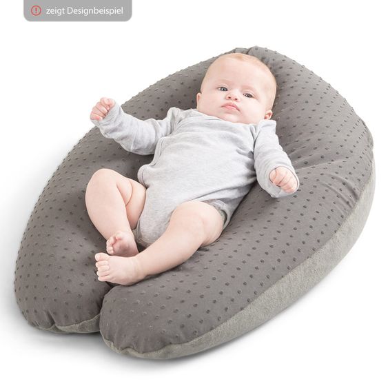 doomoo Lagerungskissen XL zum Stillen & Relaxen 190 cm - Pure - Taupe