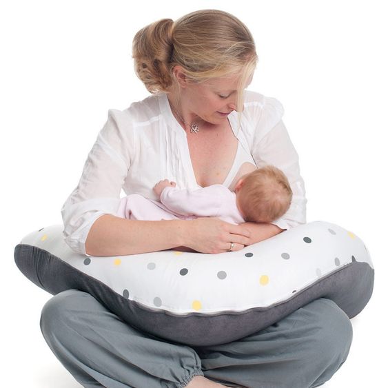 doomoo Lagerungskissen XL zum Stillen & Relaxen 200 cm - Pop Grau