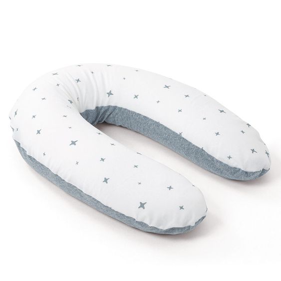 doomoo Stillkissen Buddy Cotton 180 cm - Stars - Blau