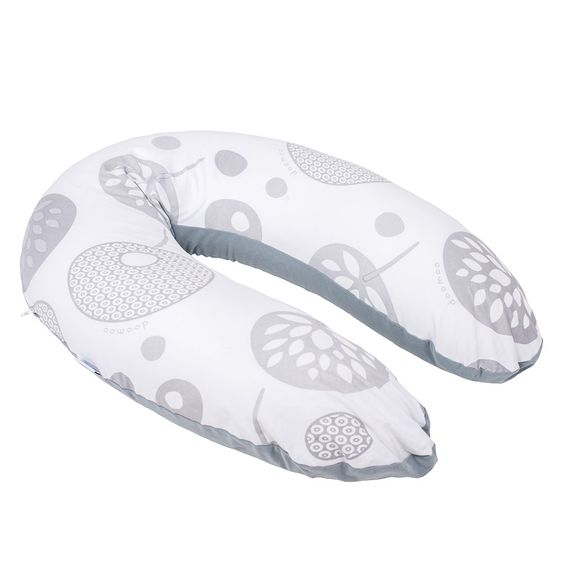 doomoo Stillkissen Buddy Cotton 180 cm - Tree - Grau