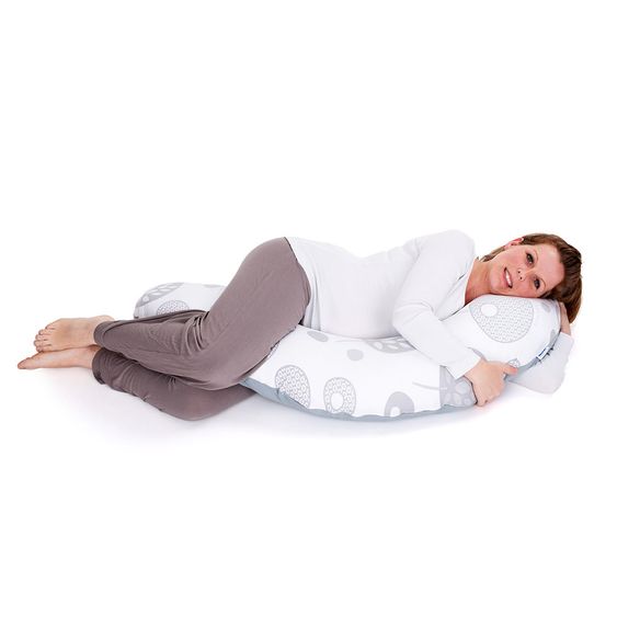 doomoo Stillkissen Buddy Cotton 180 cm - Tree - Grau