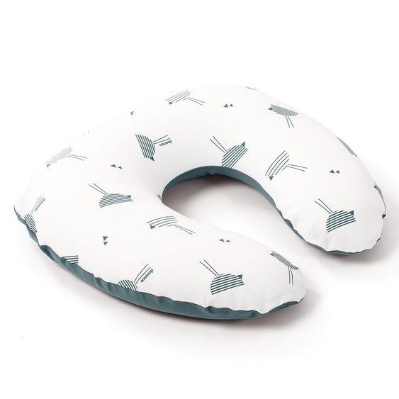 doomoo Stillkissen Softy Cotton 155 cm - Birds - Petrol