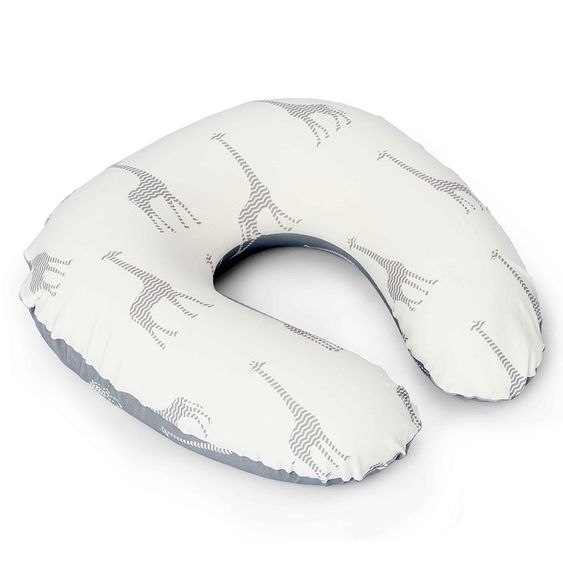 doomoo Cuscino per allattamento Softy Cotton 155 cm - Giraffa - Grigio