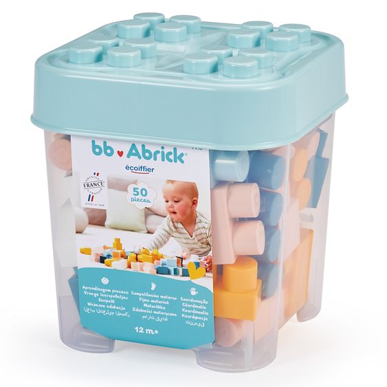 Ecoiffier Abrick building blocks 50 pieces in box