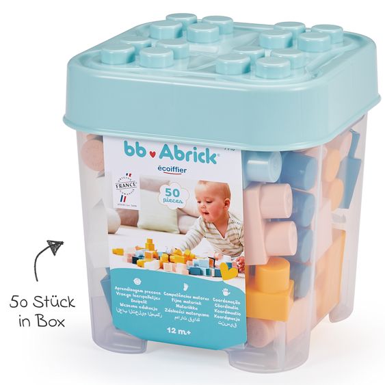 Ecoiffier Abrick building blocks 50 pieces in box