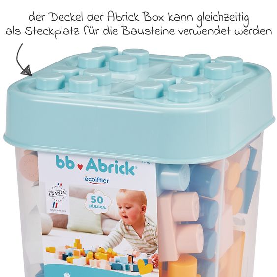 Ecoiffier Abrick building blocks 50 pieces in box