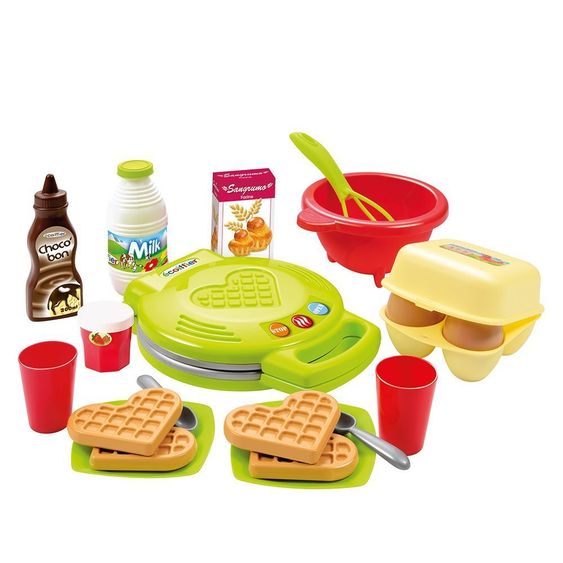 Ecoiffier Back-Set mit Waffeleisen