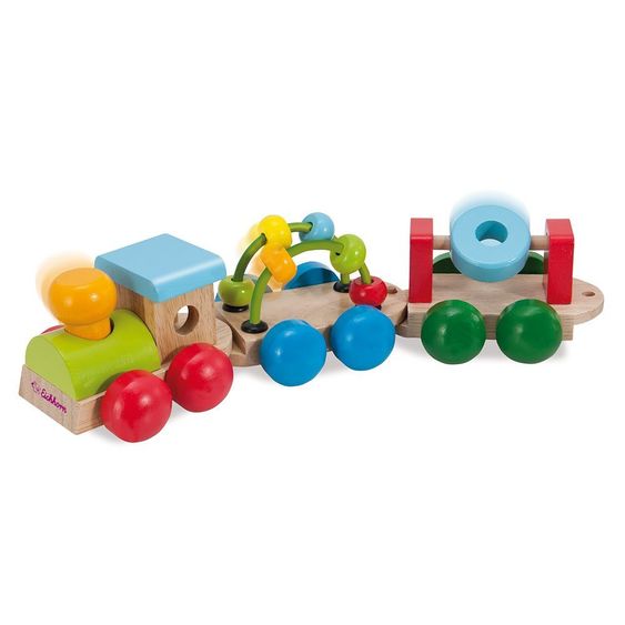 Eichhorn Bunter Spielzug 3-tlg. aus Holz