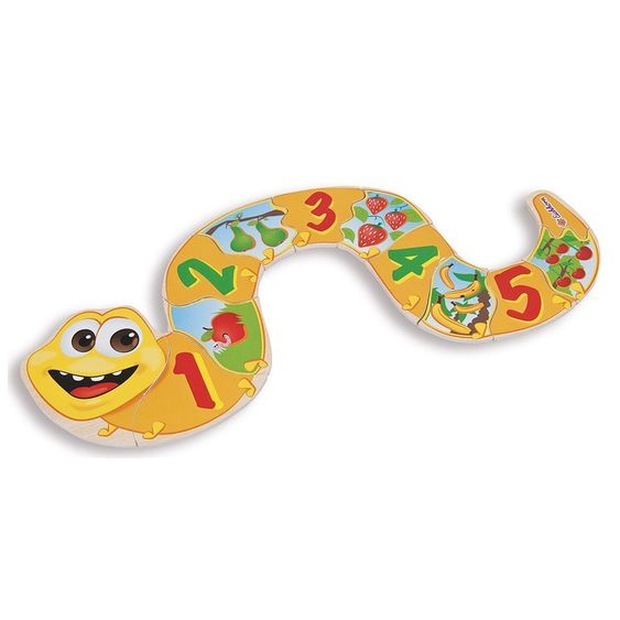 Eichhorn Formpuzzle 12 Teile - Zahlen-Raupe