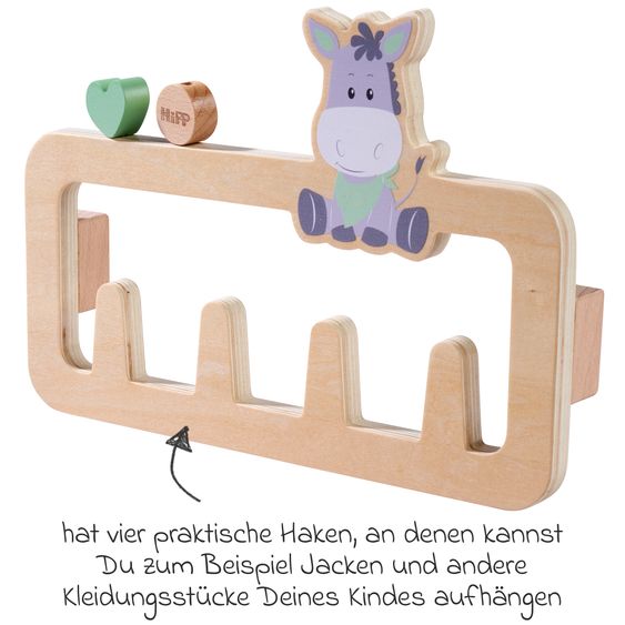 Eichhorn Garderobe HIPP - Esel