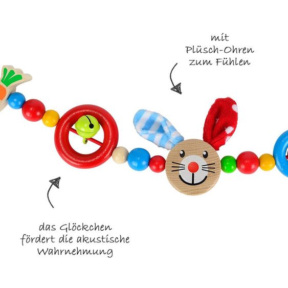 Eichhorn Kinderwagenkette Hase