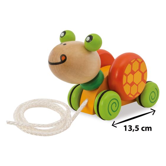 Eichhorn Pull-along animal - turtle