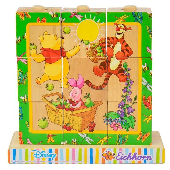 Eichhorn Würfel-Puzzle zum Stecken - Winnie the Pooh