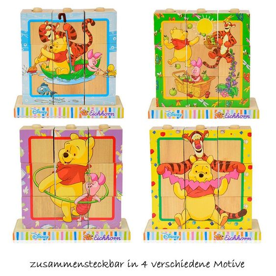 Eichhorn Würfel-Puzzle zum Stecken - Winnie the Pooh