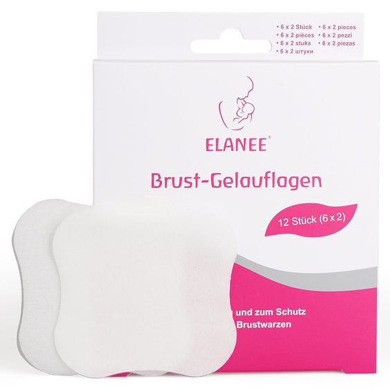 Elanee Brust-Gelauflagen 6 Paar