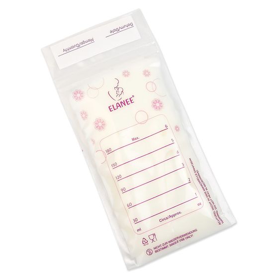 Elanee Muttermilchbeutel 20er Pack je 180 ml