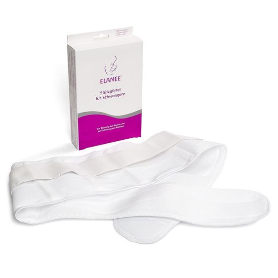 Elanee Support belt for pregnant women - White - Size L