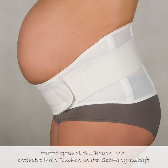 Elanee Stützgürtel für Schwangere - Weiß - Gr. M