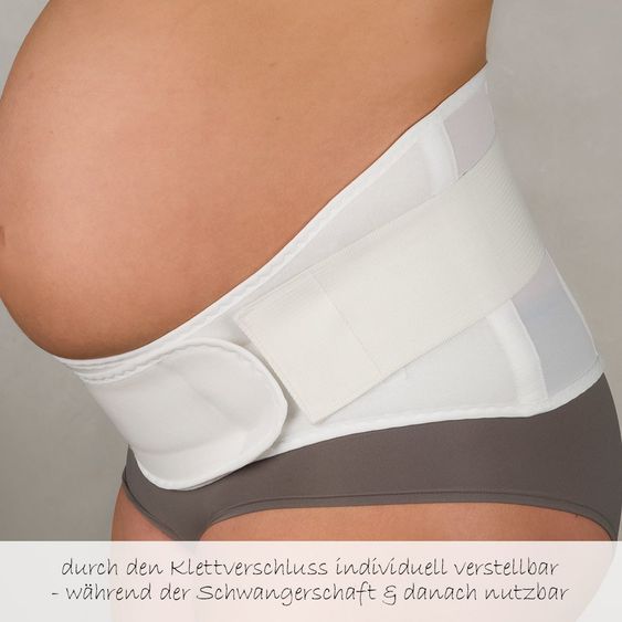 Elanee Stützgürtel für Schwangere - Weiß - Gr. M