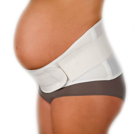 Elanee Support belt for pregnant women - White - Size XL