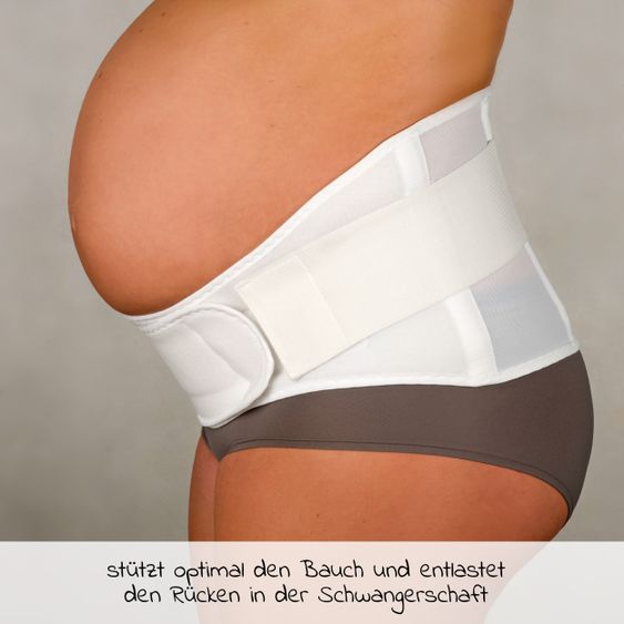 Elanee Support belt for pregnant women - White - Size XL