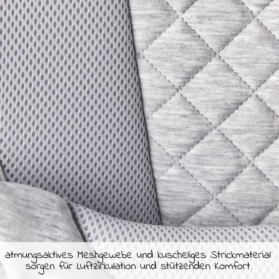 Ergobaby 3in1 Evolve Bouncer baby bouncer from birth -Toddler 3 years (2.5 kg-13.2 kg) incl. newborn insert - Light Grey