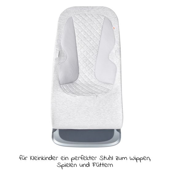 Ergobaby 3in1 Evolve Bouncer baby bouncer from birth -Toddler 3 years (2.5 kg-13.2 kg) incl. newborn insert - Light Grey