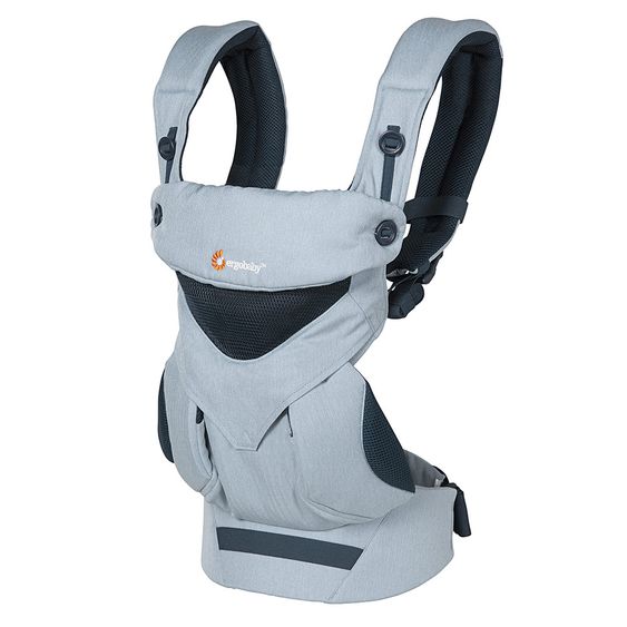 Ergobaby Babytrage 360 Cool Air Mesh für 4 Tragepositionen - Chambray