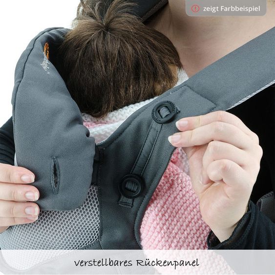 Ergobaby Babytrage 360 Cool Air Mesh für 4 Tragepositionen - Chambray