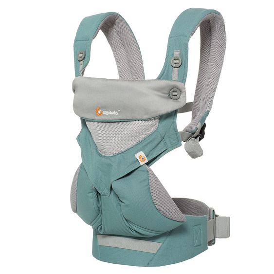 Ergobaby Babytrage 360 Cool Air Mesh für 4 Tragepositionen - Icy Mint